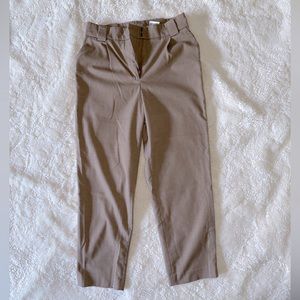 Tan Waist Tie Ankle Lenght Women’s Pants Forever 21 Size 4